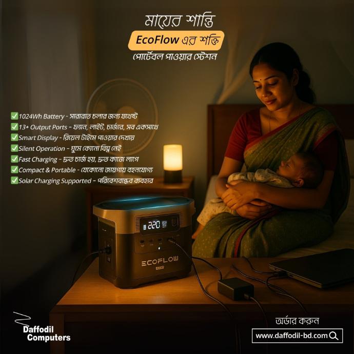 Ecoflow Delta 3 Portable Power Station & UPS